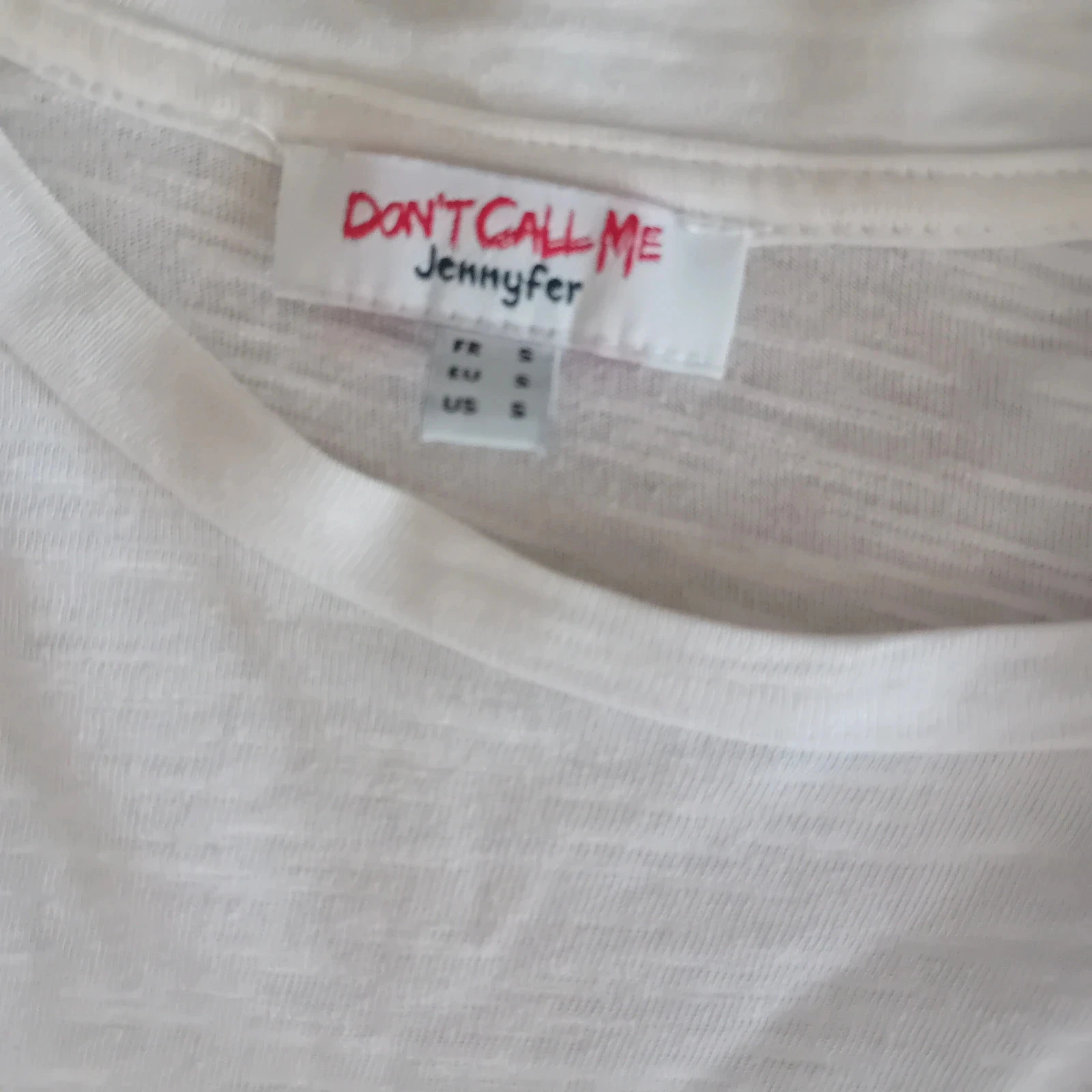 💙 top blanco Jennyfer Talla S – photo 3